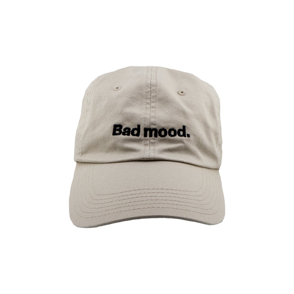 BAD MOOD DAD HAT - STONE