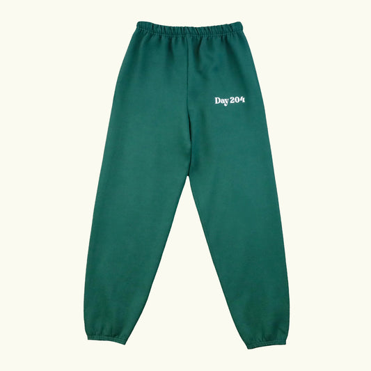 WORDMARK SWEATPANTS - FOREST